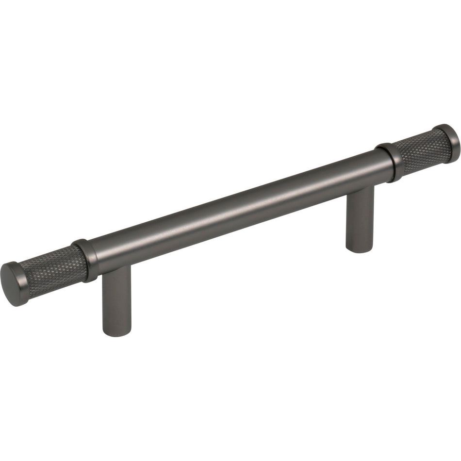 Top Knobs TK3232AG: 3-3/4" cc Burnham Bar Cabinet Pull - Ash Grey