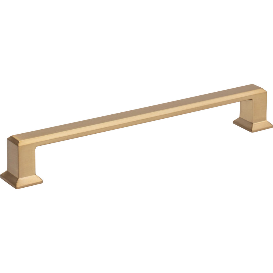 Atlas A665-WB: 6-5/16" cc Sweetbriar Lane Cabinet Pull - Warm Brass