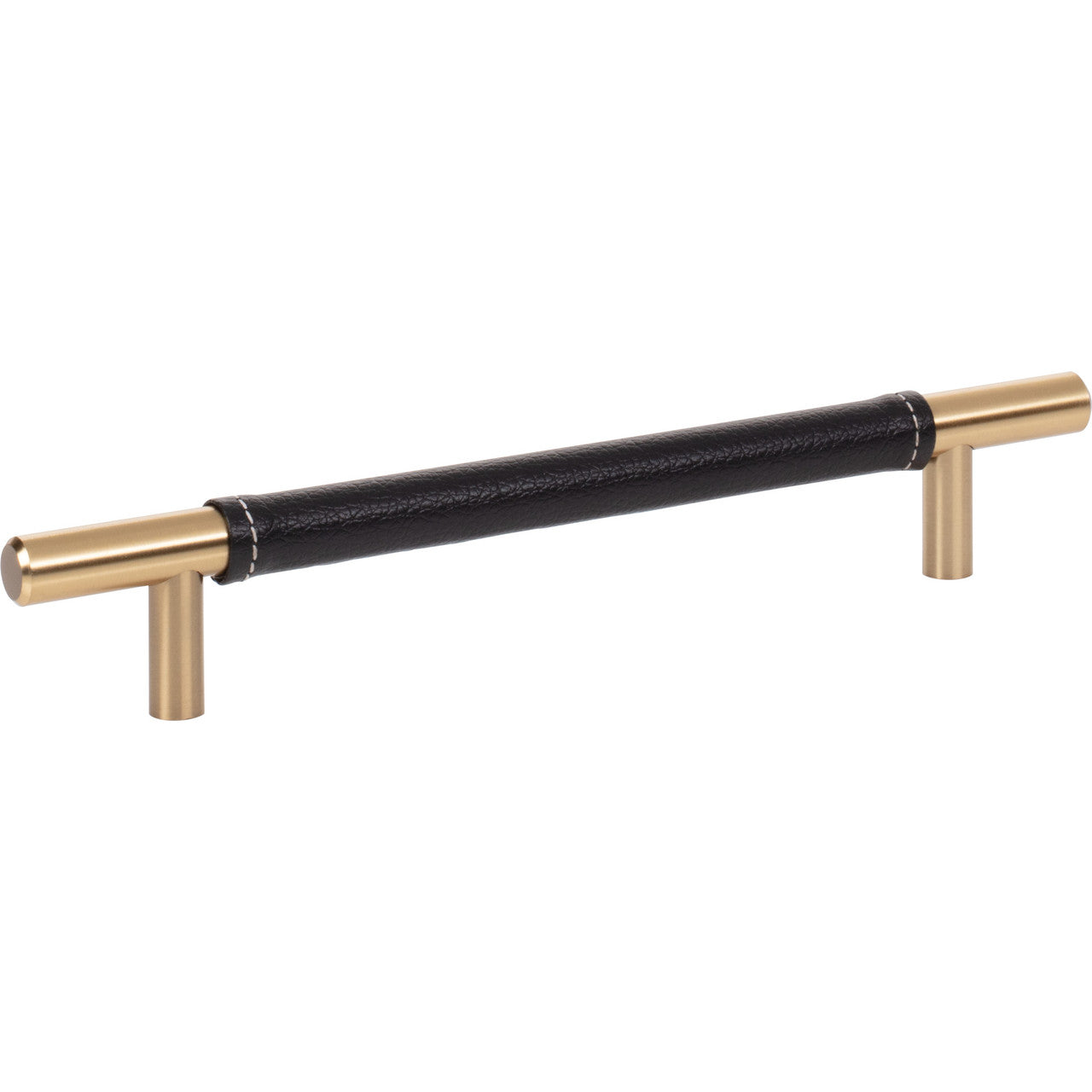 Atlas 281-BL-WB: 6-5/16" cc Zanzibar Cabinet Pull - Black/Warm Brass
