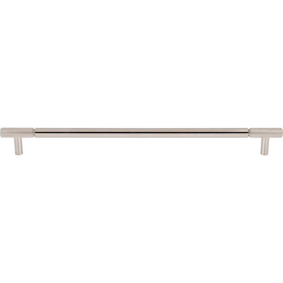 Top Knobs TK3245PN: 12" cc Prestwick Bar Cabinet Pull - Polished Nickel