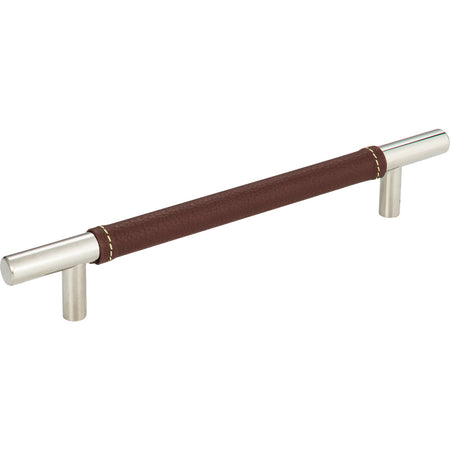 Atlas 281-OW-CH: 6-5/16" cc Zanzibar Cabinet Pull - Brown/Polished Chrome