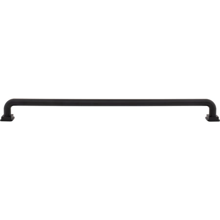 Atlas A6029-BL: 18" cc Kimberton Bar Appliance Pull - Matte Black