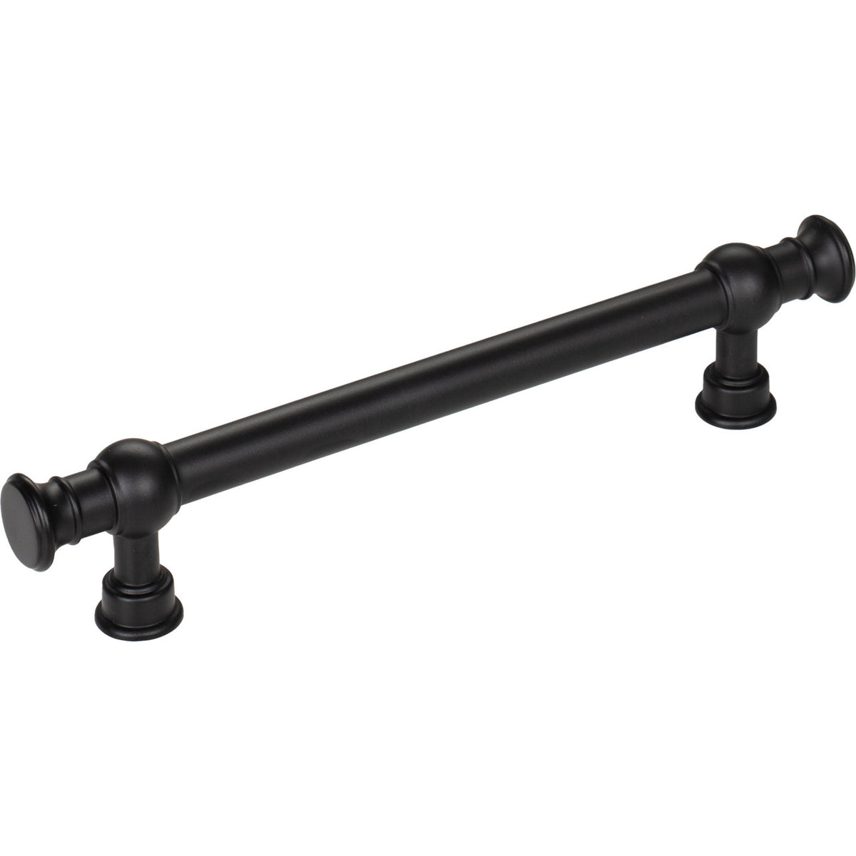Top Knobs TK3122BLK: 5-1/16" cc Regent's Park Ormonde Cabinet Pull - Flat Black