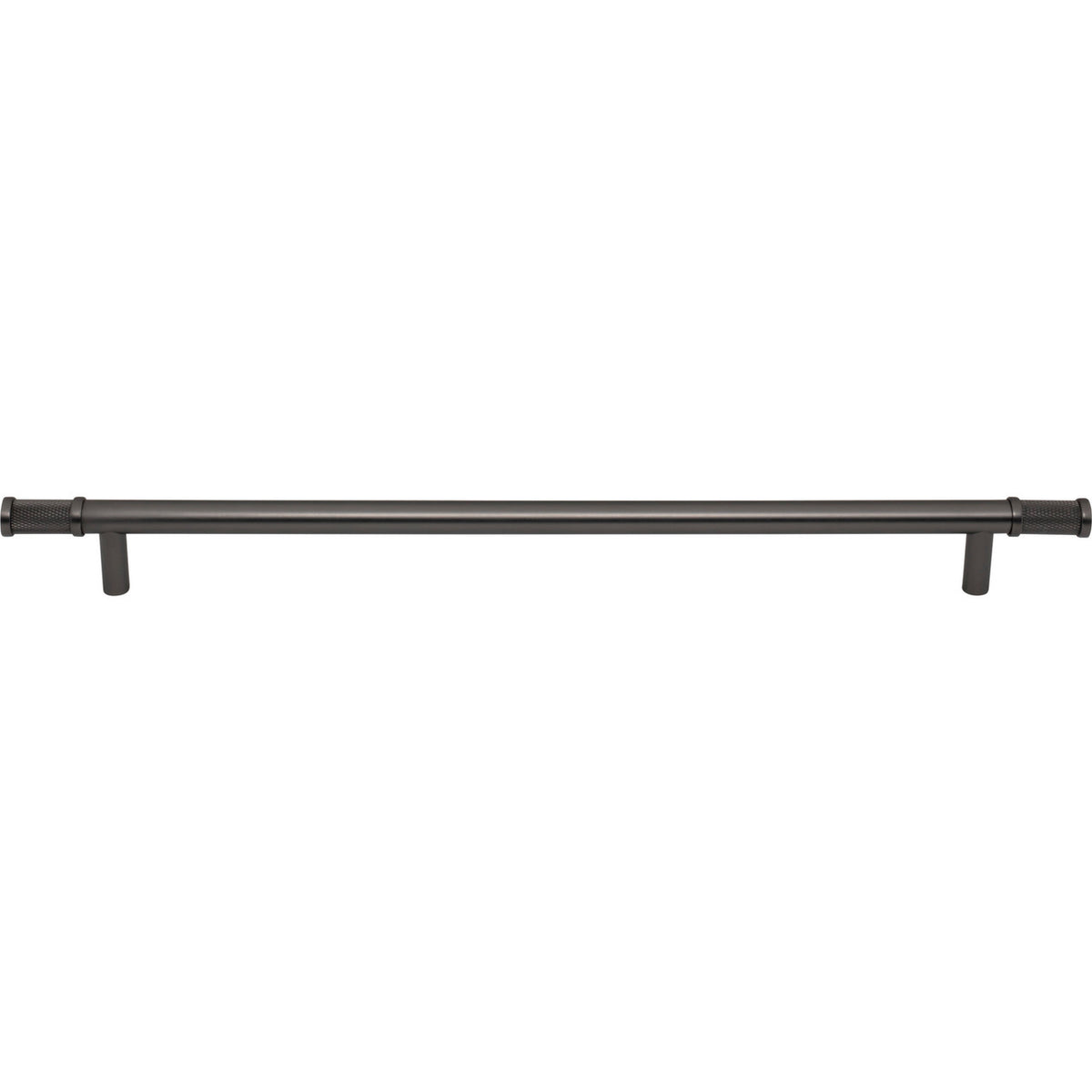 Top Knobs TK3237AG: 12" cc Burnham Bar Cabinet Pull - Ash Grey