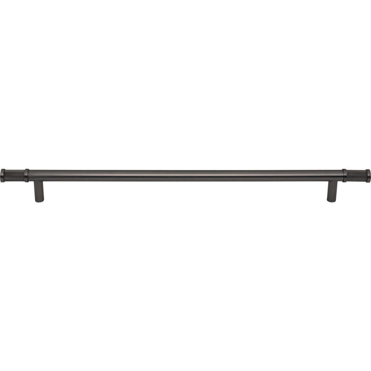 Top Knobs TK3237AG: 12" cc Burnham Bar Cabinet Pull - Ash Grey
