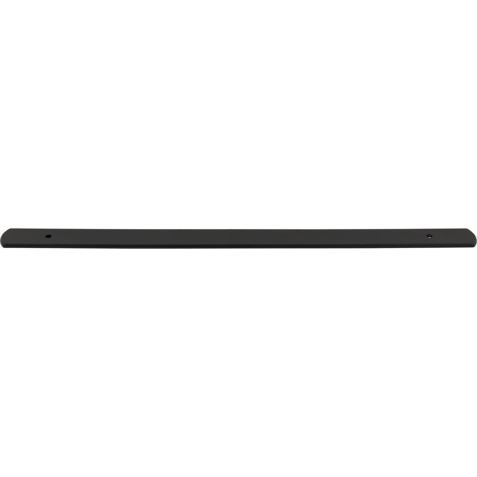 Top Knobs TK3276BLK: 15" Wescott  Backplate - Flat Black