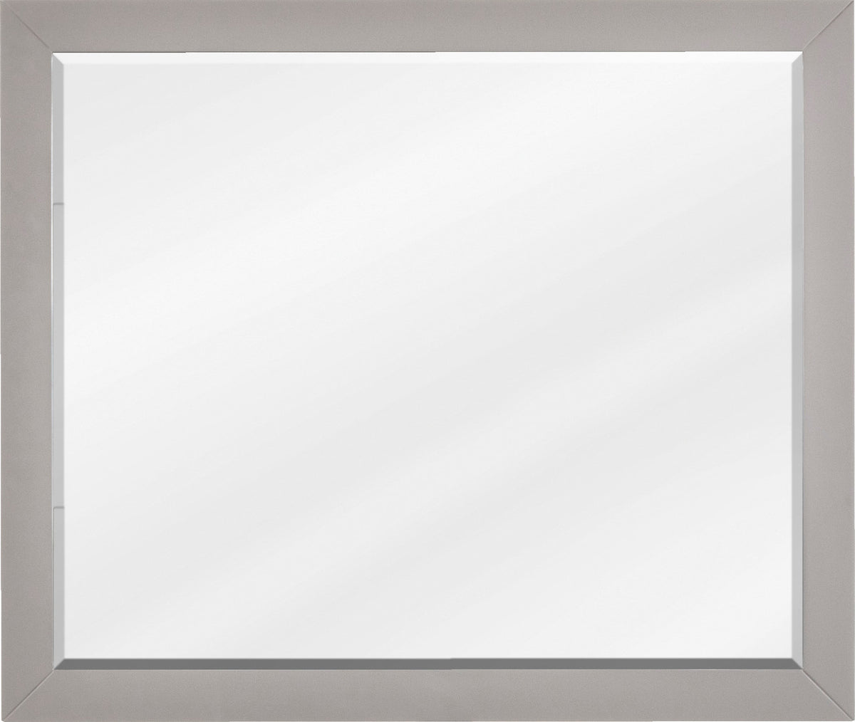 Jeffrey Alexander 33" Cade Mirror - Grey Frame
