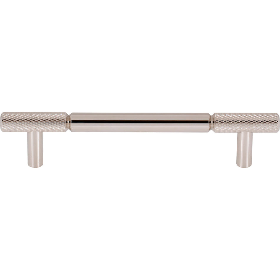 Top Knobs TK3241PN: 5-1/16" cc Prestwick Bar Cabinet Pull - Polished Nickel