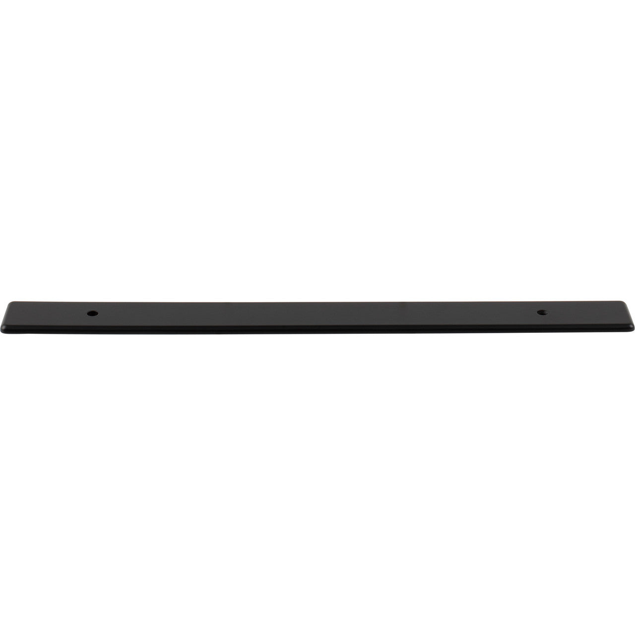 Top Knobs TK3284BLK: 1" Radcliffe  Backplate - Flat Black