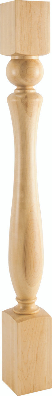 Hardware Resources P81-RW: Sphere Turned Post - Rubberwood