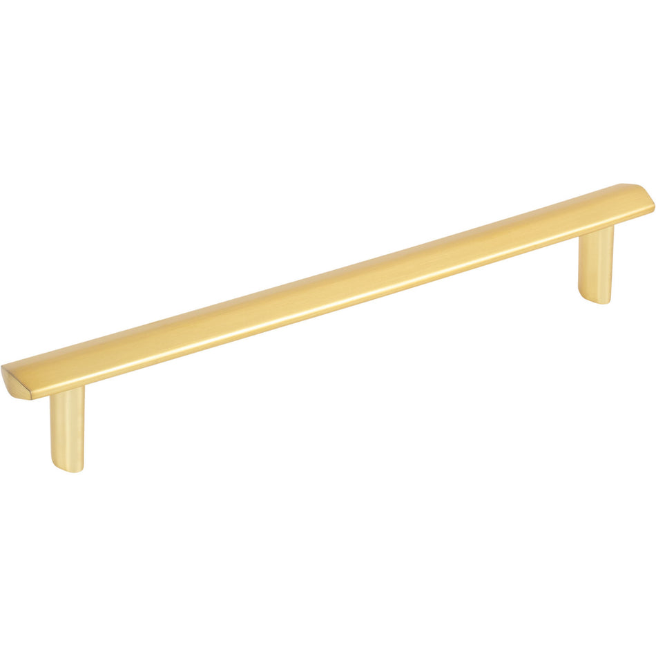 Elements 641-160BG: 160mm cc William Bar Cabinet Pull - Brushed Gold