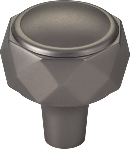 Top Knobs TK3080AG: 1-1/4" Regent's Park Kingsmill Cabinet Knob - Ash Gray