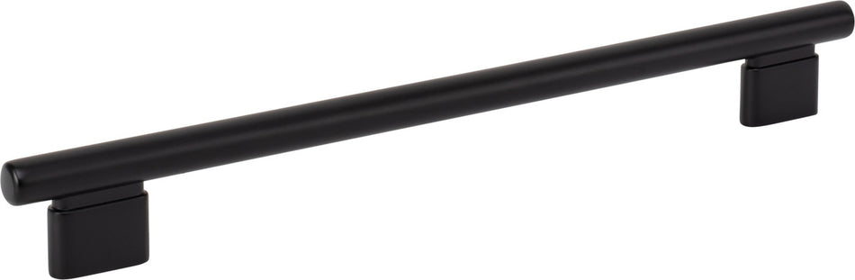 Atlas A516-BL: 224mm cc Holloway Round Bar  Cabinet Pull - Matte Black