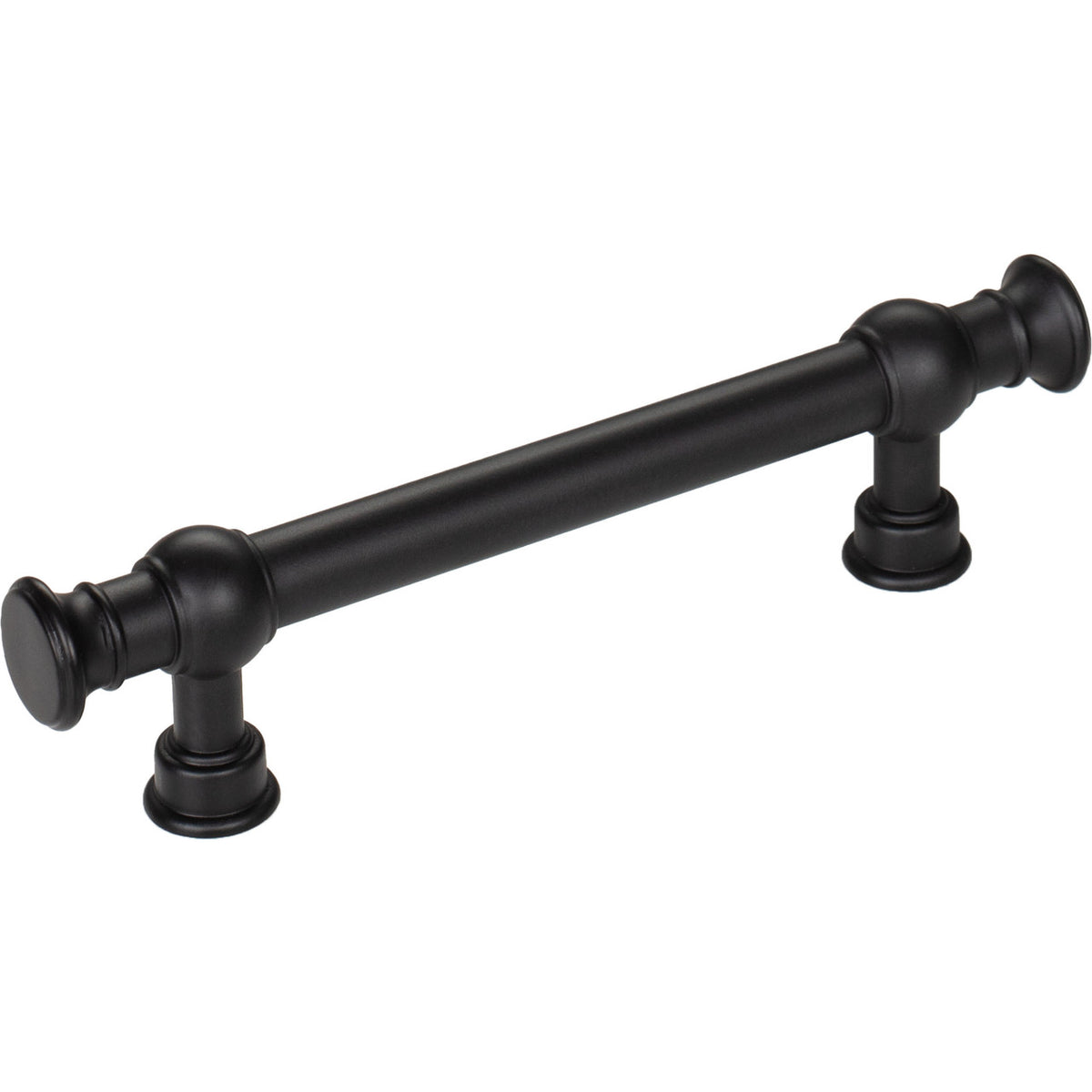 Top Knobs TK3121BLK: 3-3/4" cc Regent's Park Ormonde Cabinet Pull - Flat Black