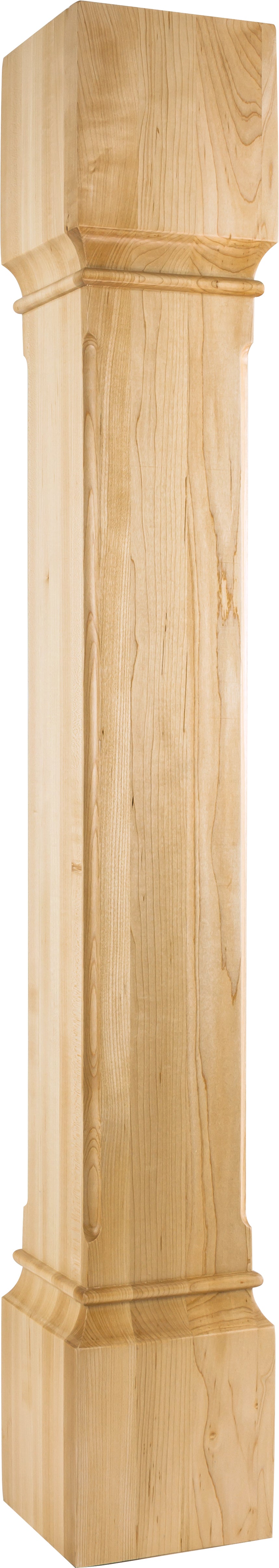 Hardware Resources P38-6-42-WB: Fluted Edge Post - White Birch