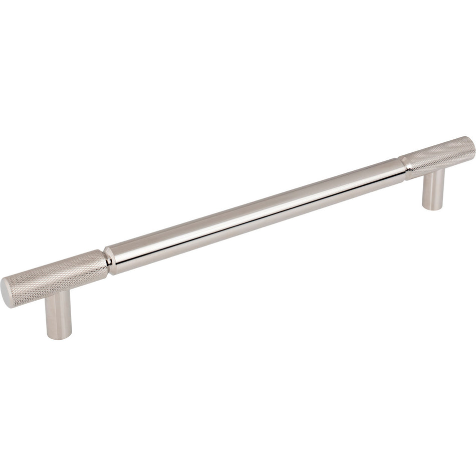 Top Knobs TK3246PN: 12" cc Prestwick Bar Cabinet Pull - Polished Nickel