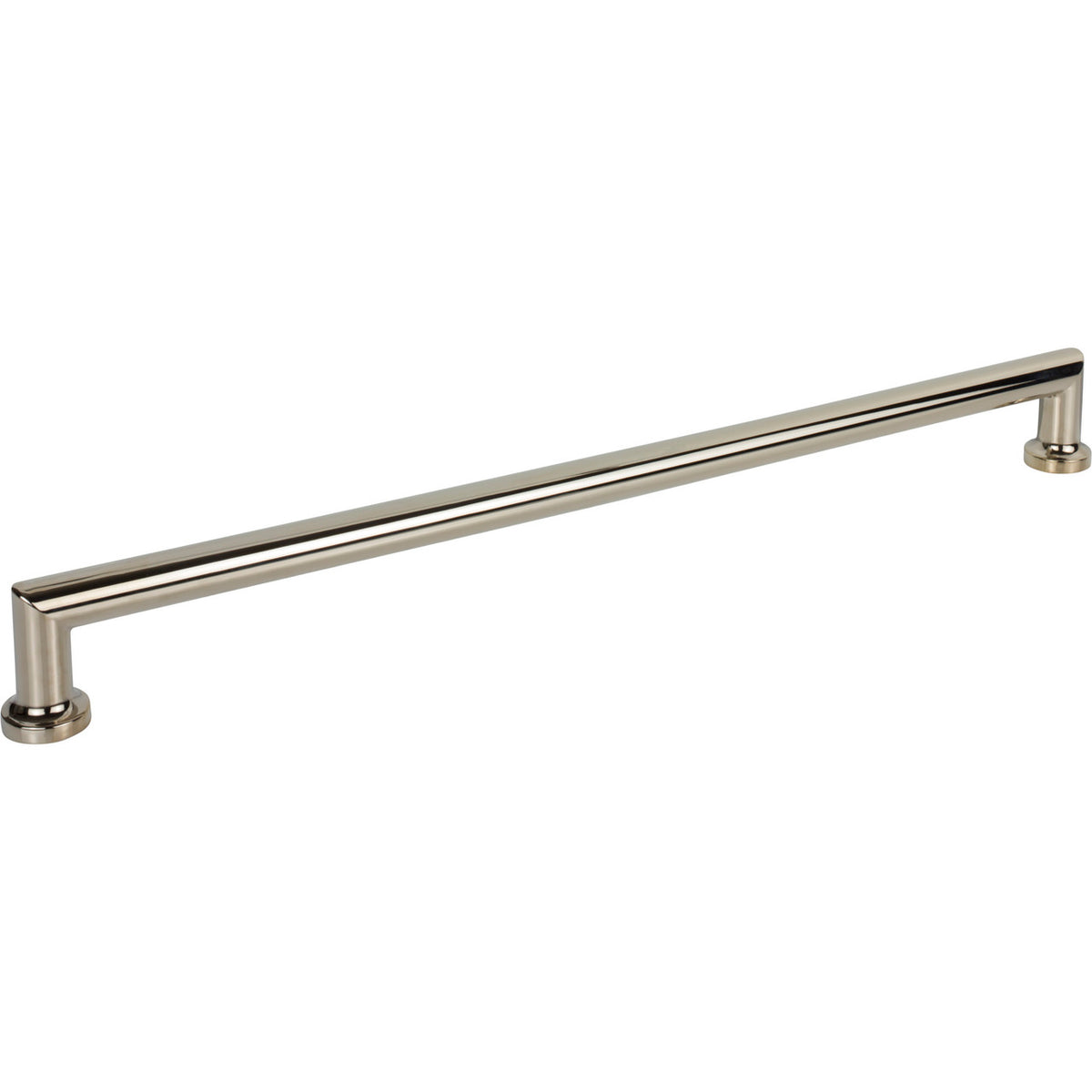 Top Knobs TK3158PN: 18" cc Morris D-Handle Cabinet Pull - Polished Nickel