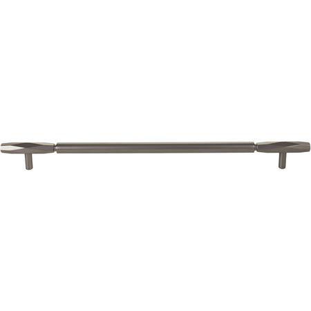 Top Knobs TK3088AG: 18" cc Regent's Park Kingsmill Cabinet Pull - Ash Gray