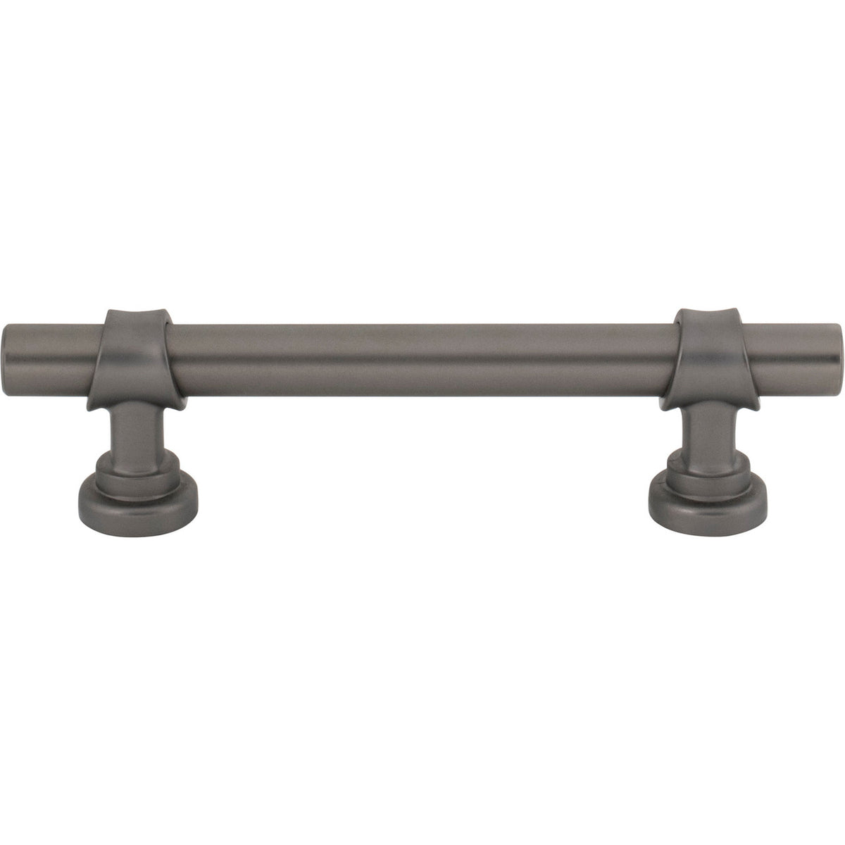 Top Knobs M2831: 3-3/4" cc  Bar Cabinet Pull - Ash Gray