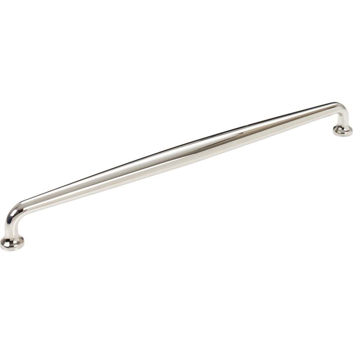 Top Knobs M2803: 12" cc Charlotte D-Handle Cabinet Pull - Polished Nickel