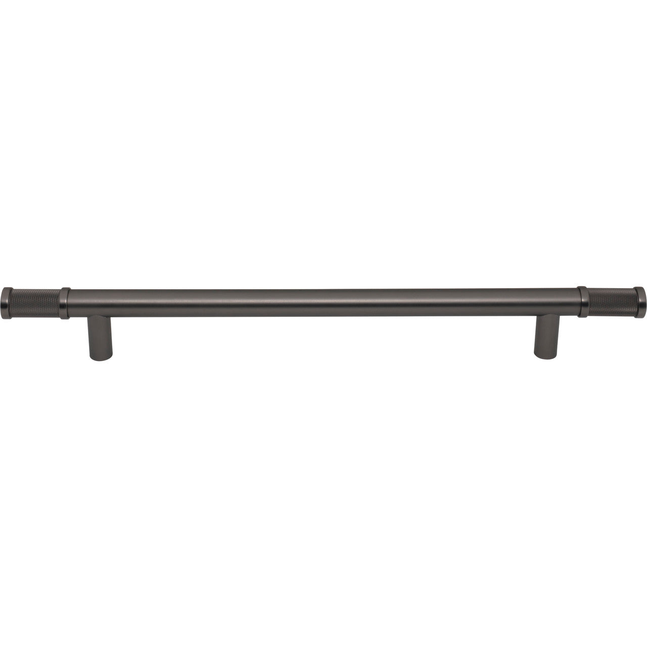 Top Knobs TK3238AG: 12" cc Burnham Bar Cabinet Pull - Ash Grey
