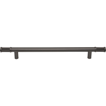 Top Knobs TK3238AG: 12" cc Burnham Bar Cabinet Pull - Ash Grey