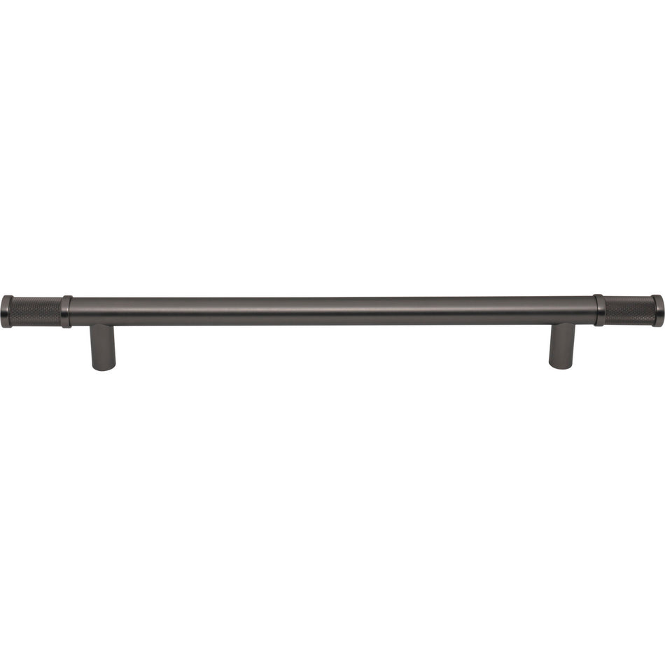 Top Knobs TK3238AG: 12" cc Burnham Bar Cabinet Pull - Ash Grey