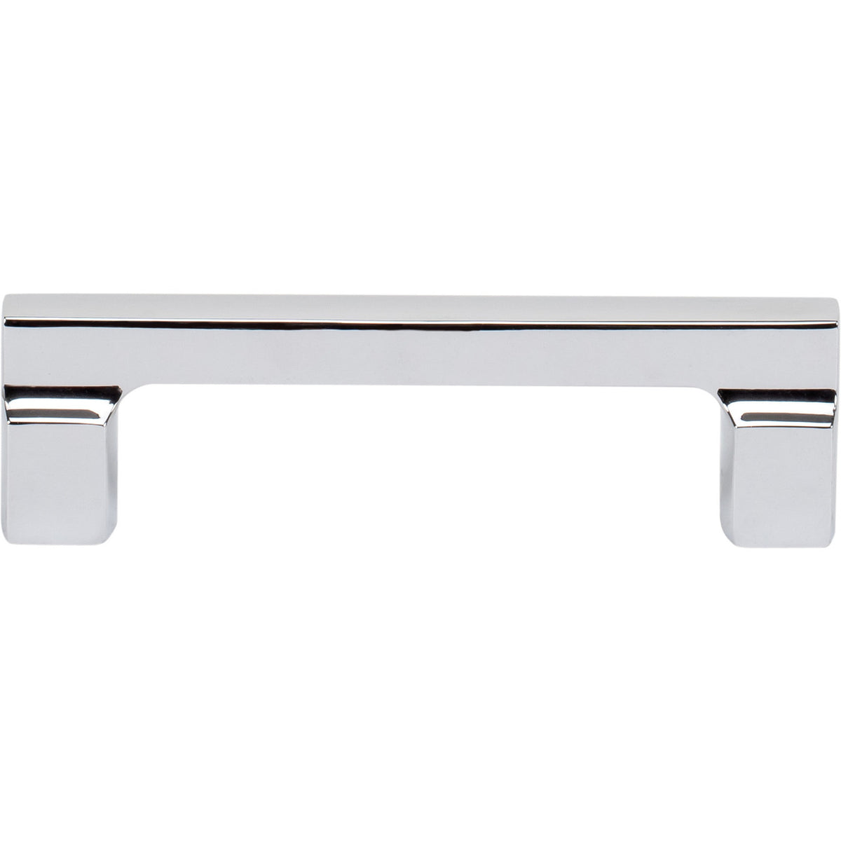 Atlas A522-CH: 96mm cc Reeves Square Bar Cabinet Pull - Polished Chrome