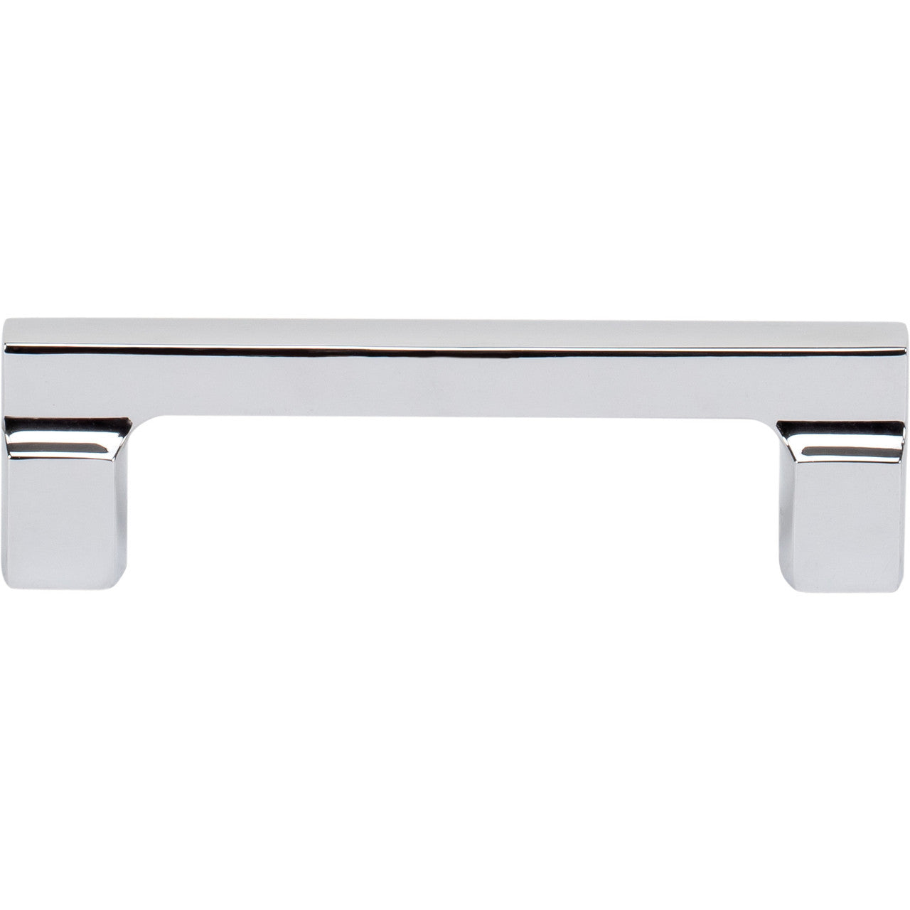Atlas A522-CH: 96mm cc Reeves Square Bar Cabinet Pull - Polished Chrome