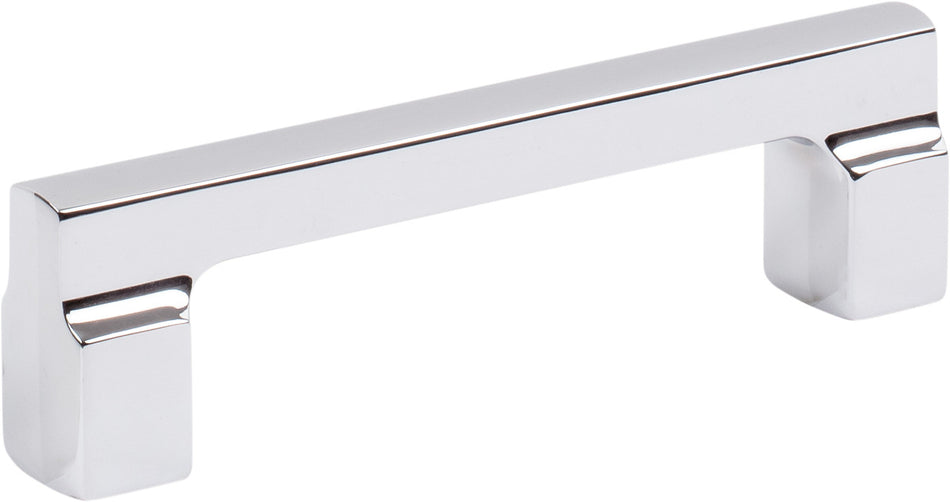 Atlas A522-CH: 96mm cc Reeves Square Bar Cabinet Pull - Polished Chrome