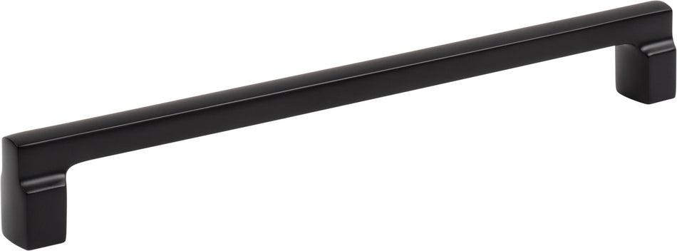 Atlas A526-BL: 224mm cc Reeves Square Bar Cabinet Pull - Matte Black