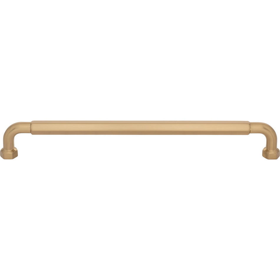 Top Knobs TK3205HB: 8-13/16" cc Dustin Cabinet Pull - Honey Bronze