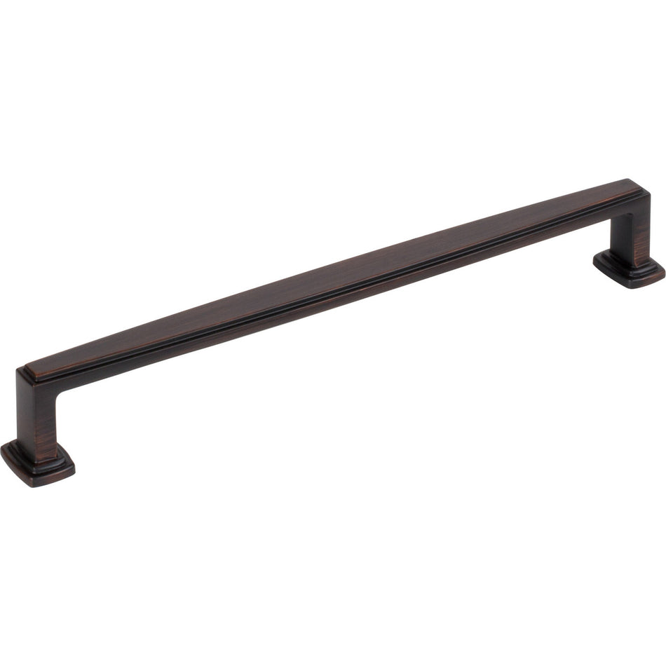 Jeffrey Alexander 171-192DBAC: 192mm cc Richard Cabinet Pull - Brushed Oil Rubbed Bronze