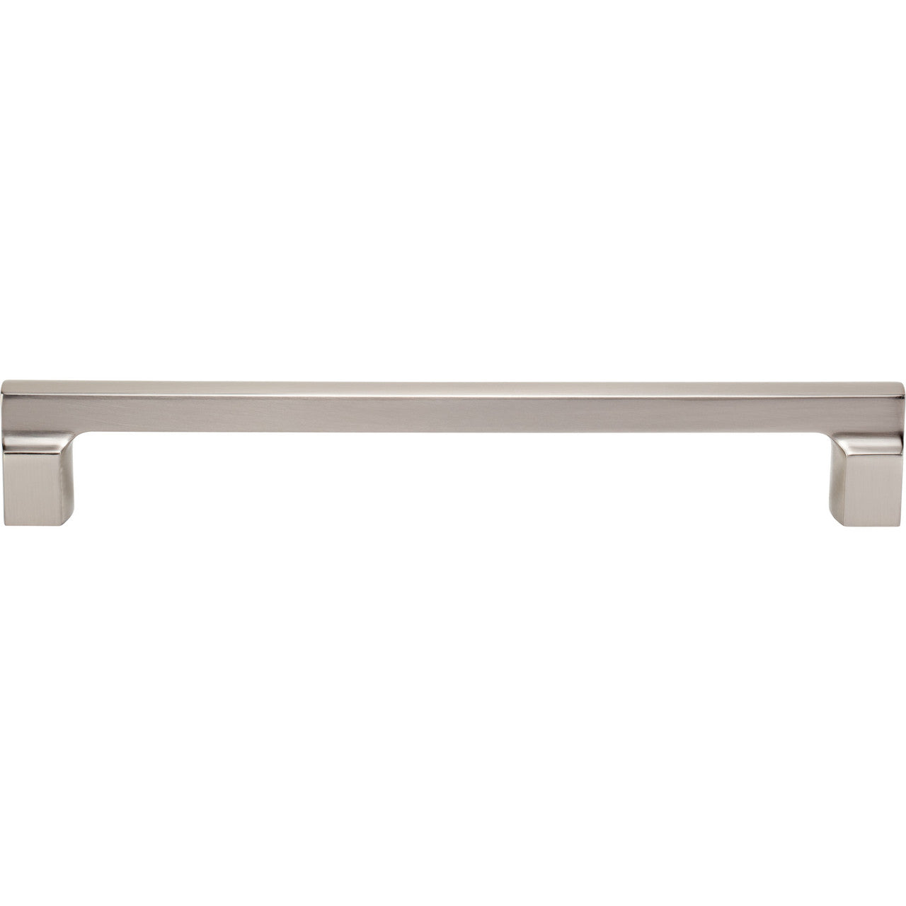 Atlas A529-BRN: 18" cc Reeves Square Bar Appliance Pull - Brushed Nickel