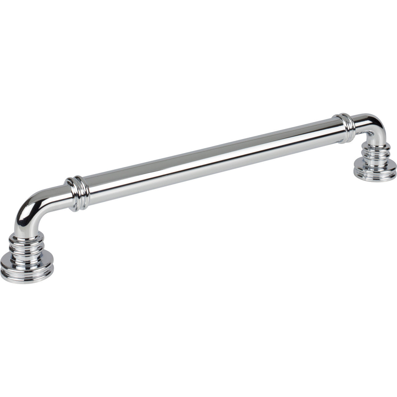Top Knobs TK3147PC: 12" cc Cranford D-Handle Cabinet Pull - Polished Chrome