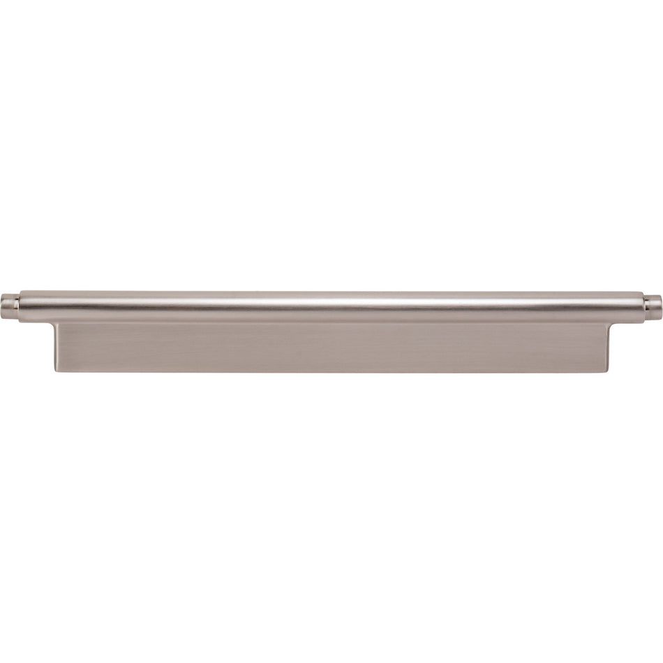 Atlas A535-BRN: 192mm cc Kayden Round Bar Cabinet Pull - Brushed Nickel