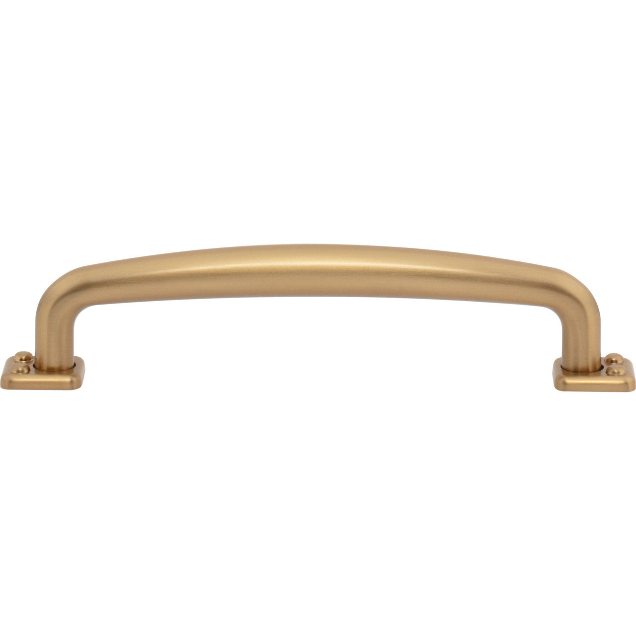 Atlas A542-WB: 5-1/16" cc Benning D-Handle Cabinet Pull - Warm Brass