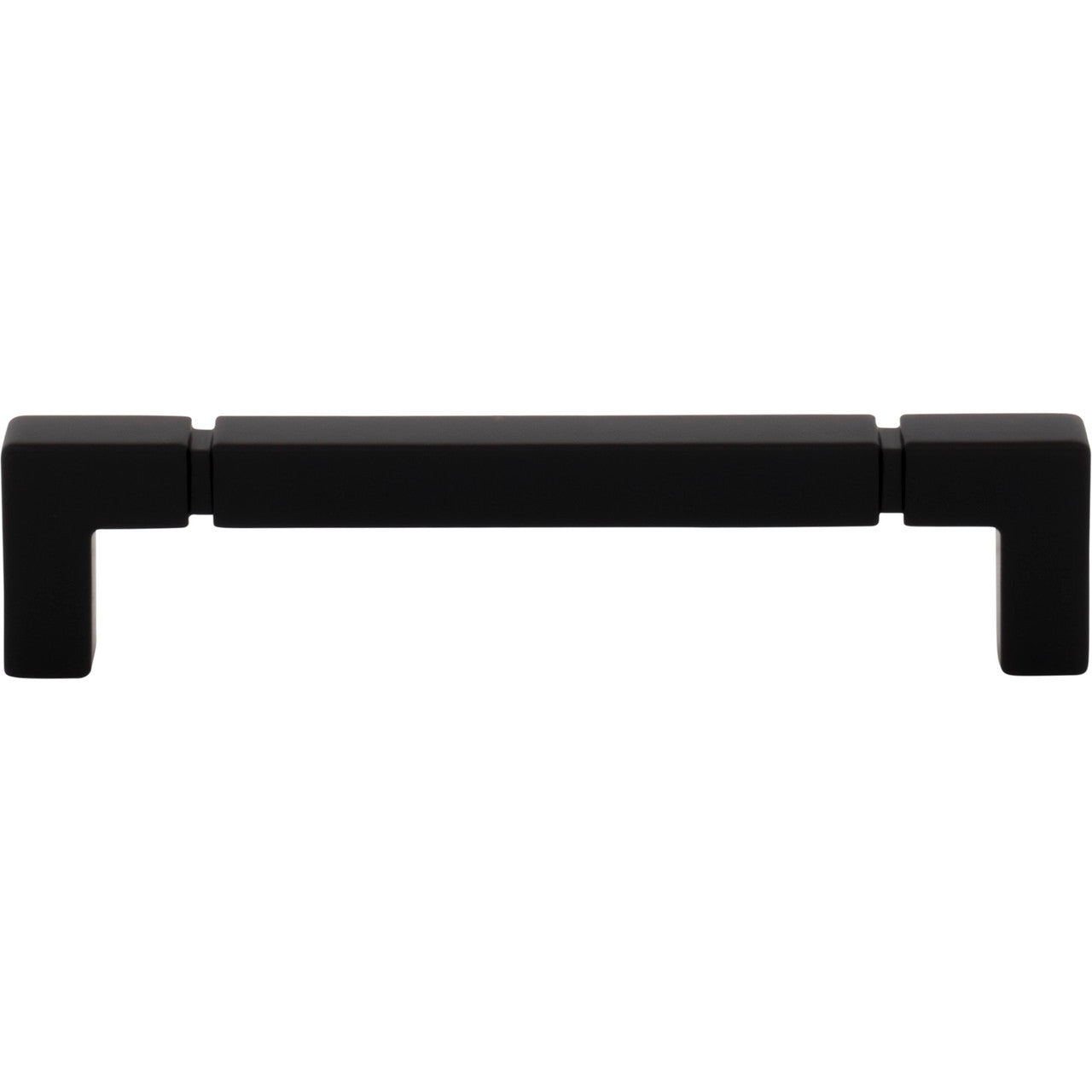 Top Knobs TK3222BLK: 5-1/16" cc Langston Cabinet Pull - Flat Black