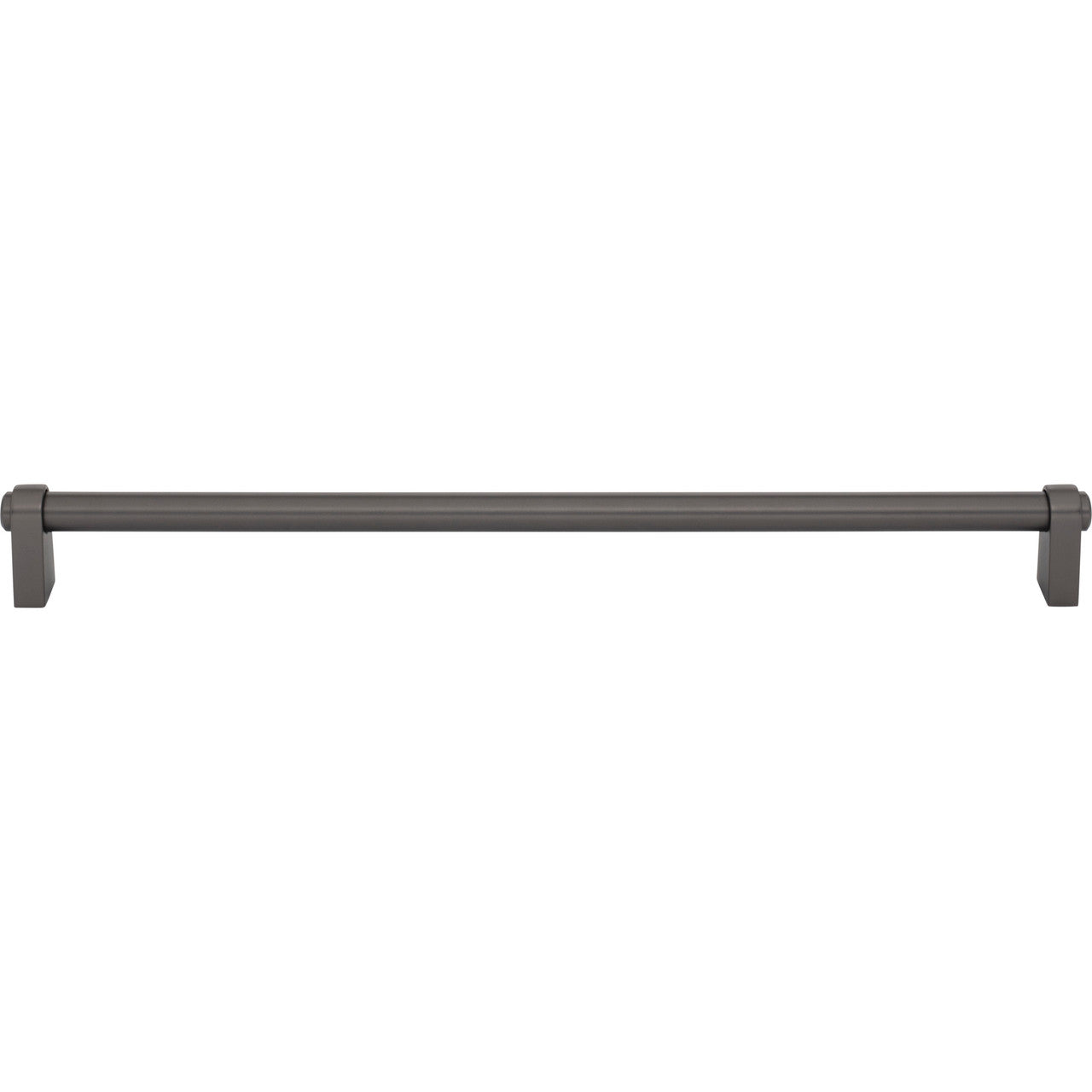 Top Knobs TK3215AG: 12" cc Lawrence Cabinet Pull - Ash Gray