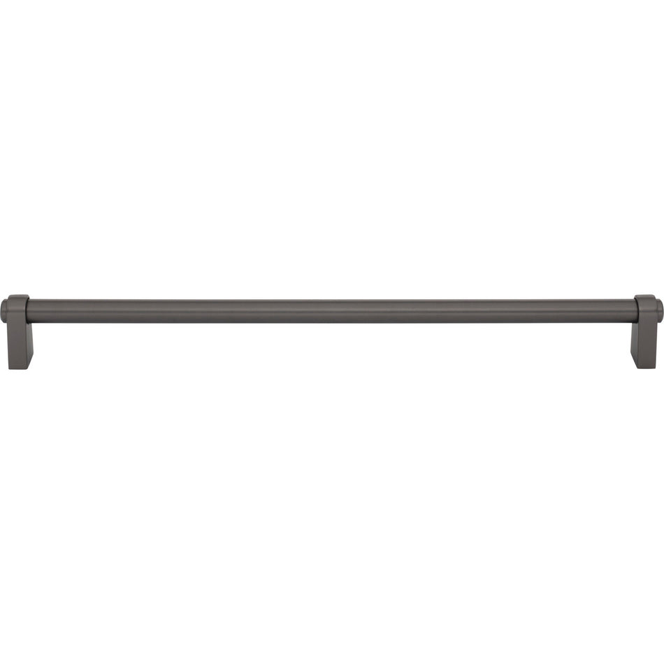 Top Knobs TK3215AG: 12" cc Lawrence Cabinet Pull - Ash Gray