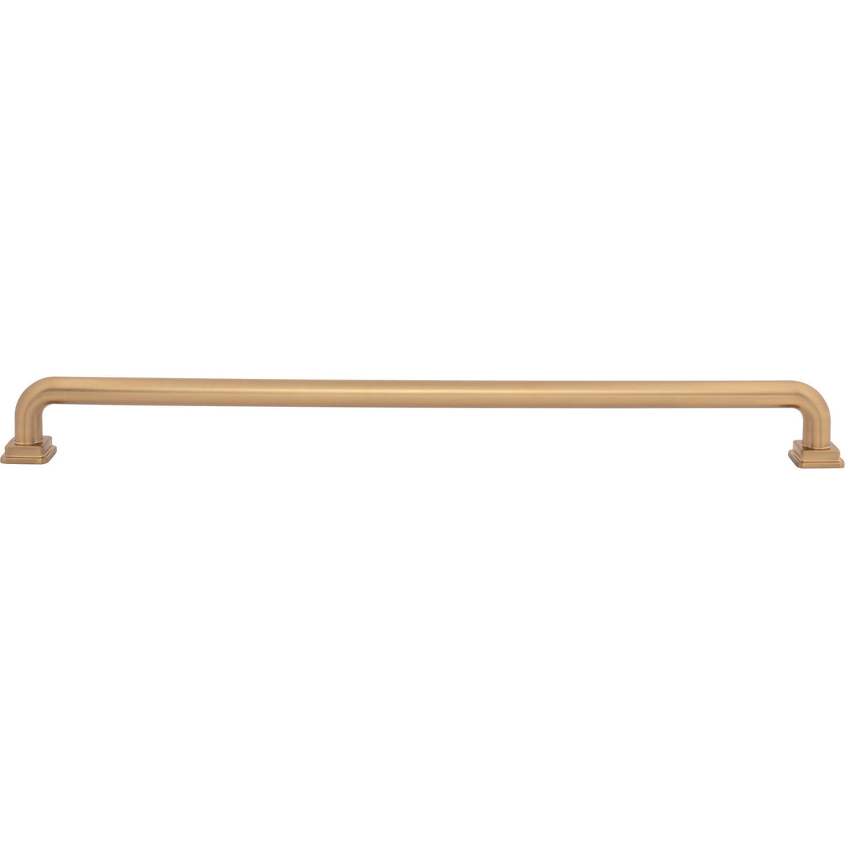 Atlas A6029-WB: 18" cc Kimberton Bar Appliance Pull - Warm Brass