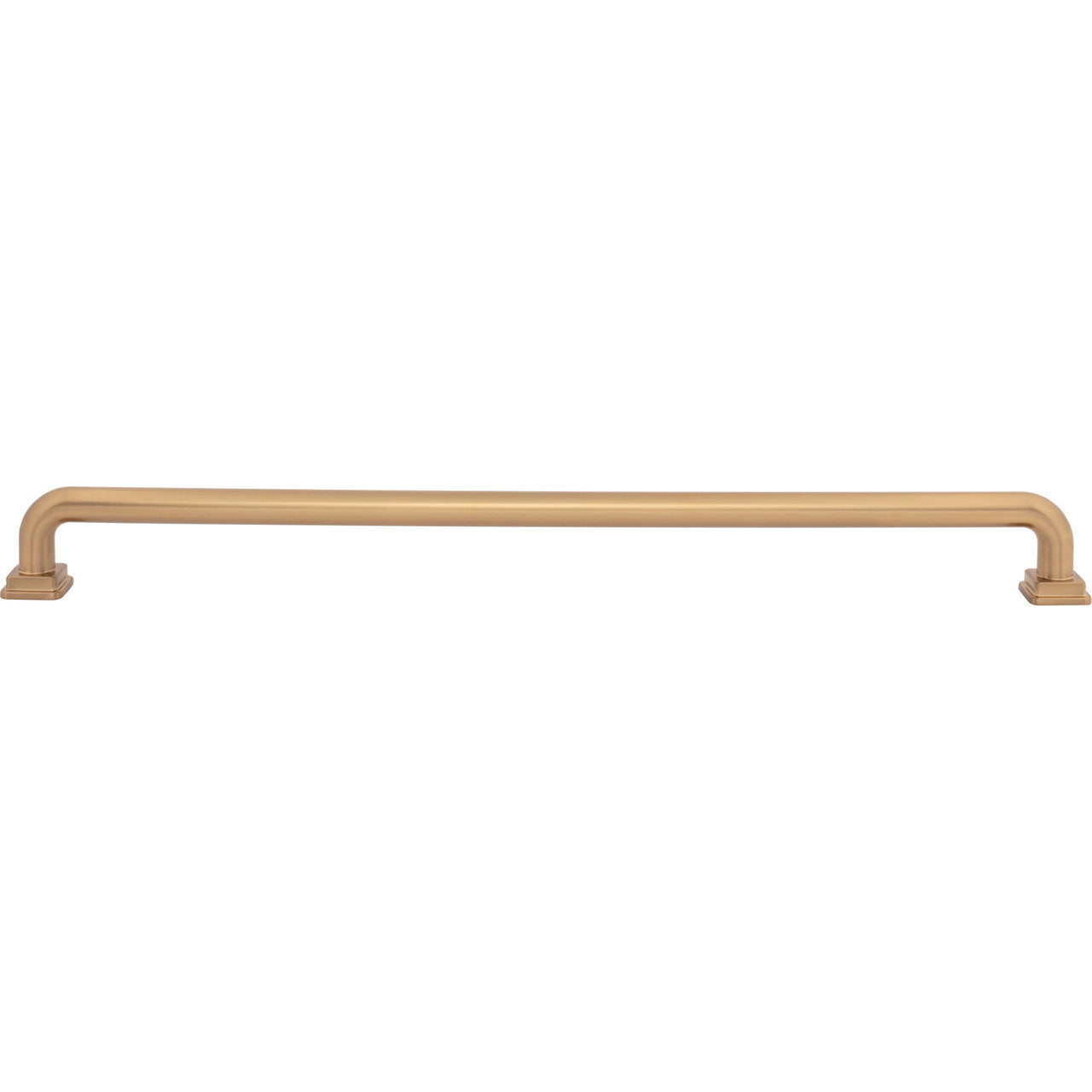 Atlas A6029-WB: 18" cc Kimberton Bar Appliance Pull - Warm Brass