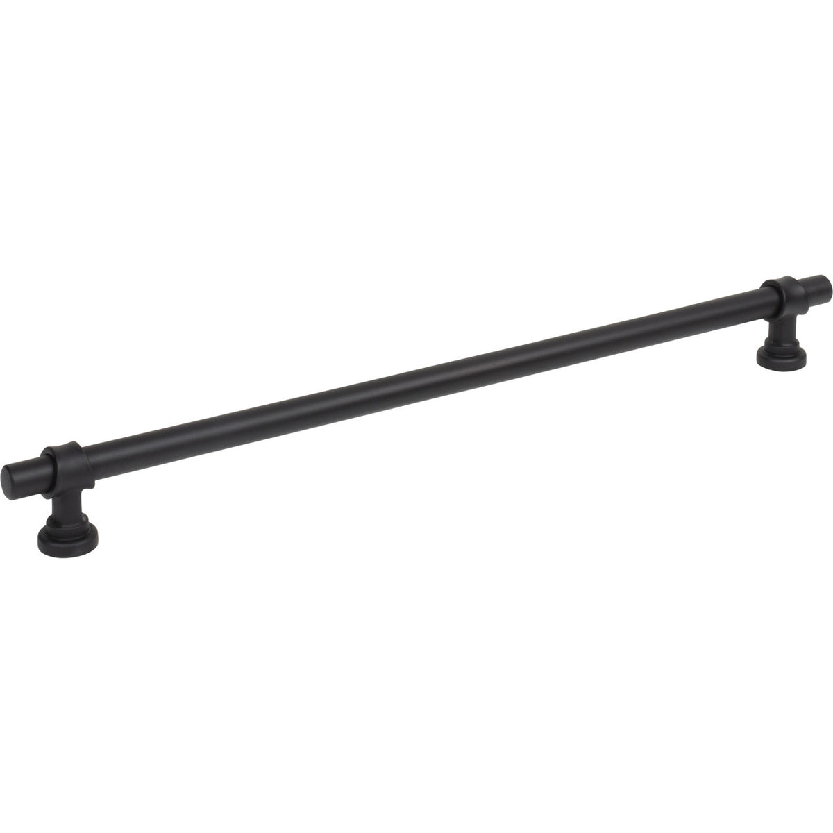 Top Knobs M2763: 12" cc Dakota Bit Cabinet Pull - Flat Black
