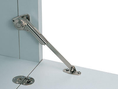 Sugatsune NSDX-10LK: Adjustable Soft Down Lid Stay (left) - Nickel