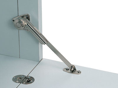 Sugatsune NSDX-10RK: Adjustable Soft Down Lid Stay (right) - Nickel