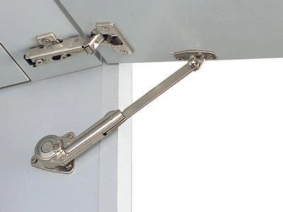 Sugatsune NSDX-35LK: Adjustable Soft Down Lid Stay (left) - Nickel
