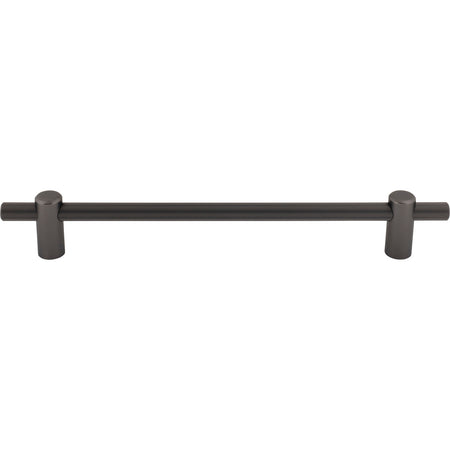 Top Knobs TK3258AG: 12" cc Dempsey Bar Cabinet Pull - Ash Grey