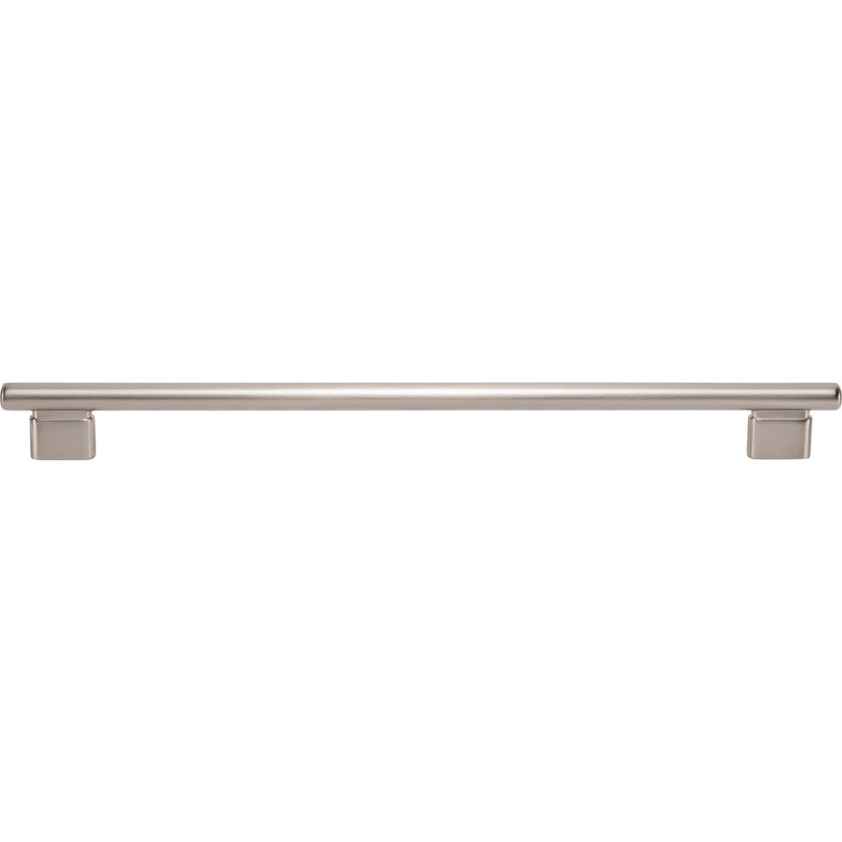 Atlas A517-BRN: 12" cc Holloway Round Bar  Appliance Pull - Brushed Nickel