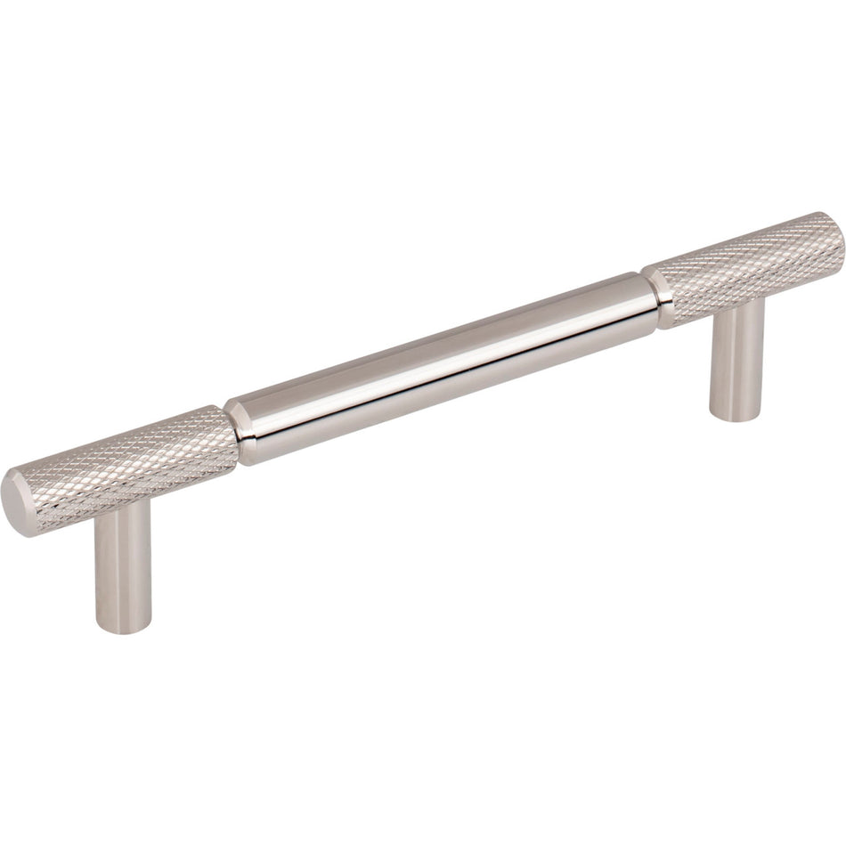 Top Knobs TK3241PN: 5-1/16" cc Prestwick Bar Cabinet Pull - Polished Nickel