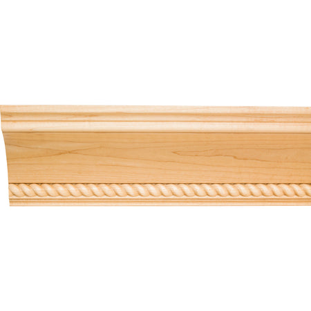 Hardware Resources MC2HMP: 4-7/8" x 3/4" Rope Crown Moulding - Hard Maple